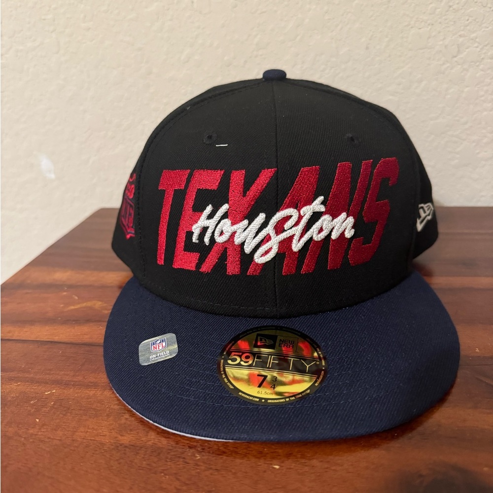 Houston Texans Fitted Cap (sz. 7 3/4)